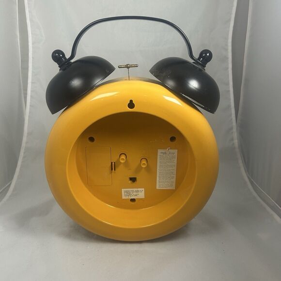 Vintage Garfield Alarm Clock 1978 Sunbeam 14” Windup Tested Working - Picture 4 of 9